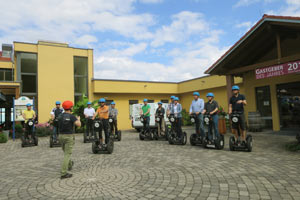 Tagen mit Segway